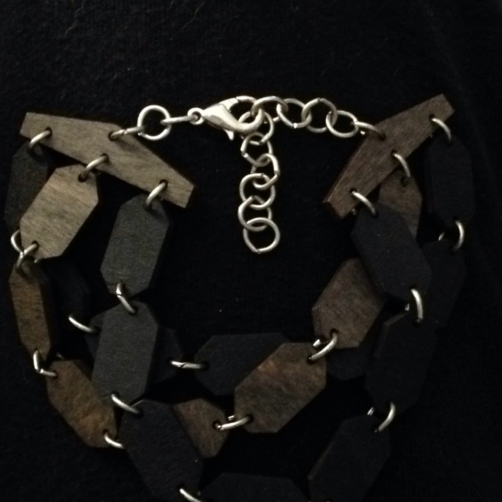 Wooden Geometric Bracelet
